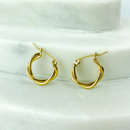 Gold 16mm Earrings