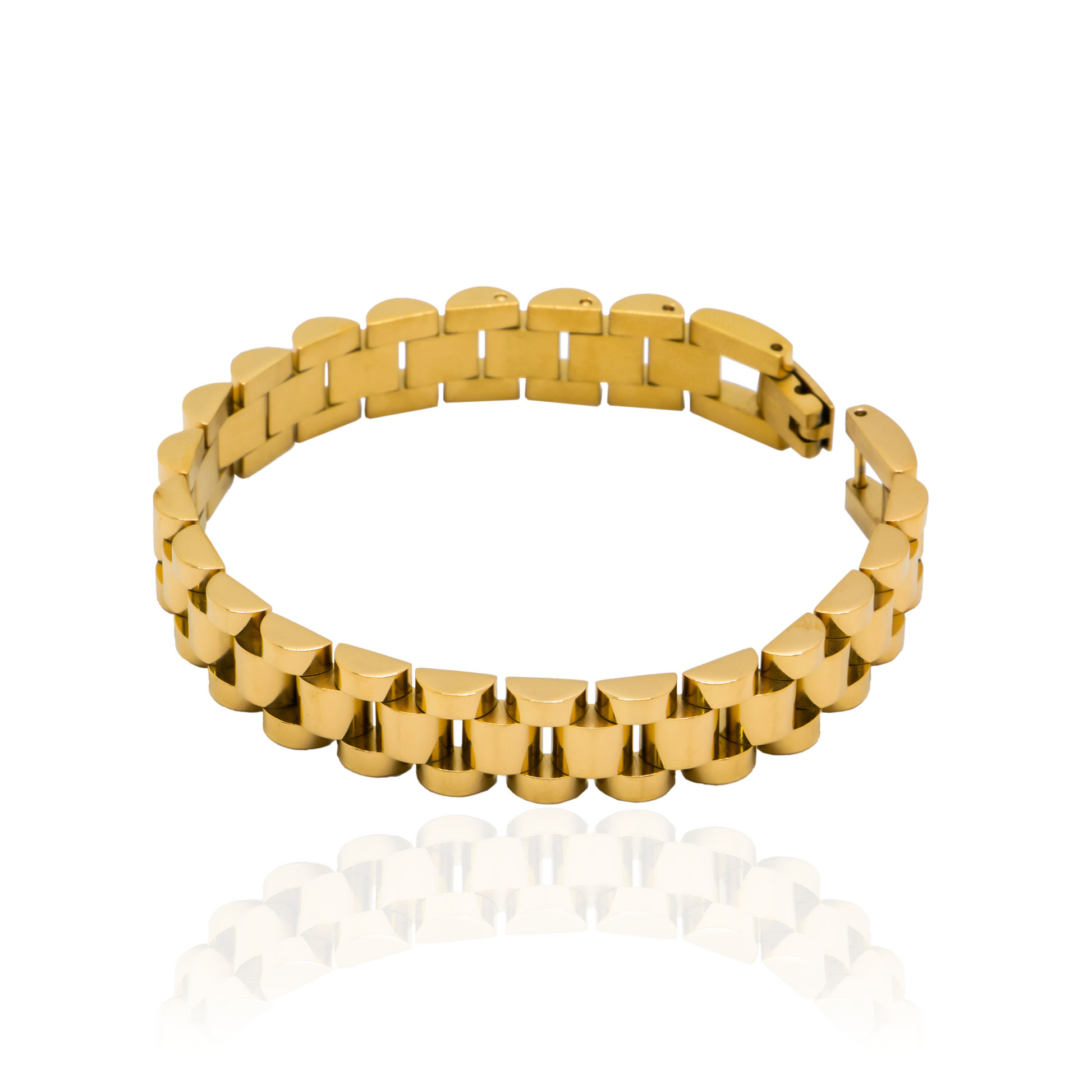 gold watchband bracelet