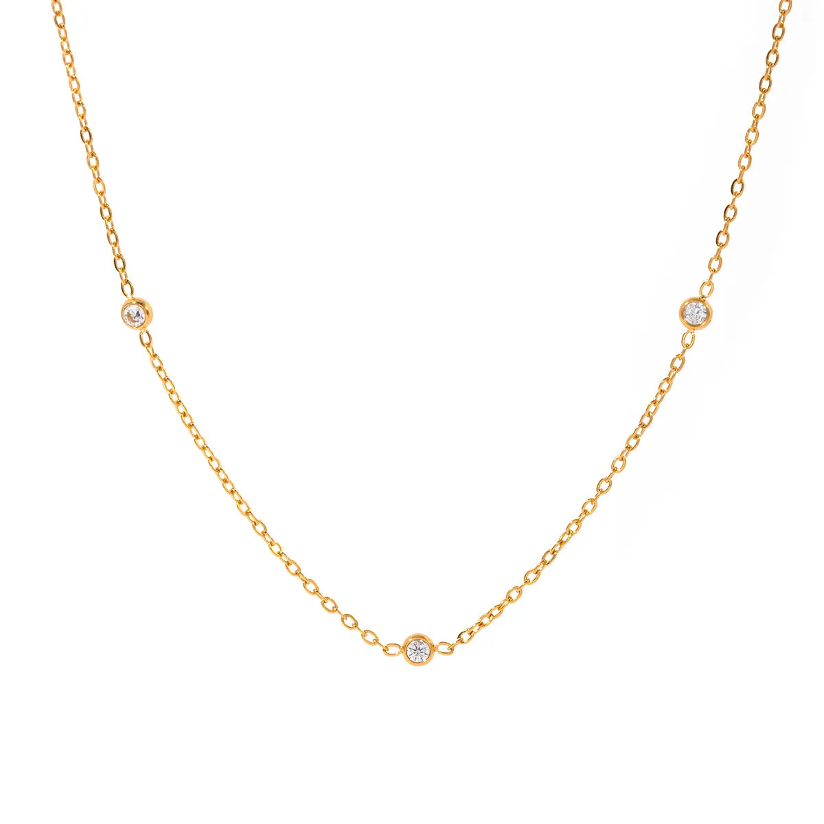 Gold-CZ-Necklace