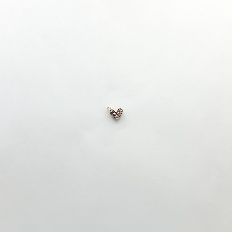 Pink CZ Heart