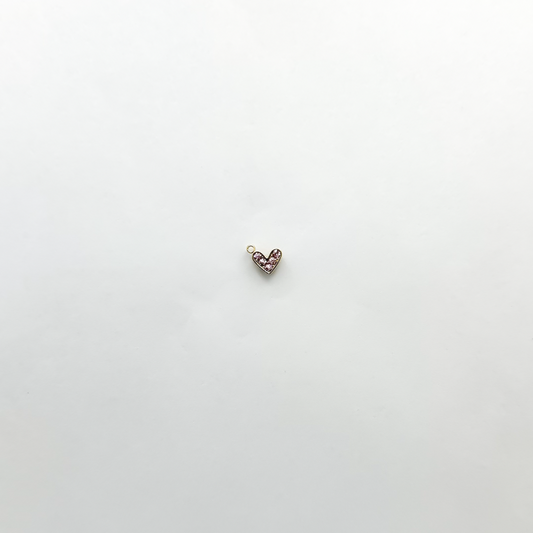 Pink CZ Heart