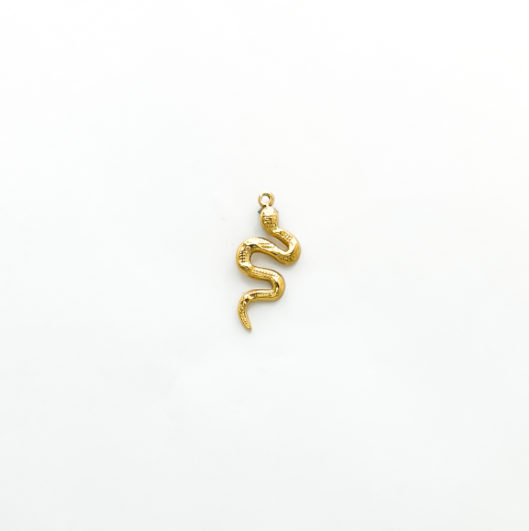 Gold Snake Pendant