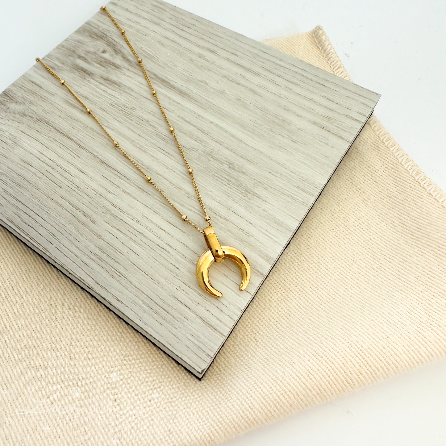 Harper Crescent Moon Necklace