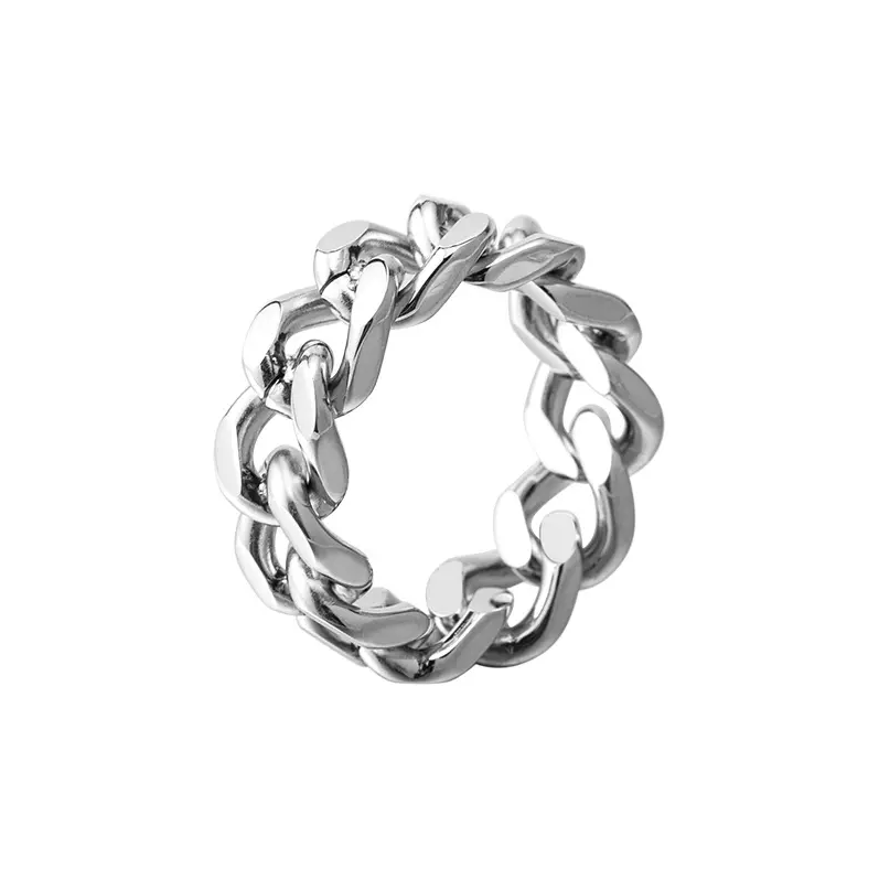 Jamie Chain Ring (Silver)