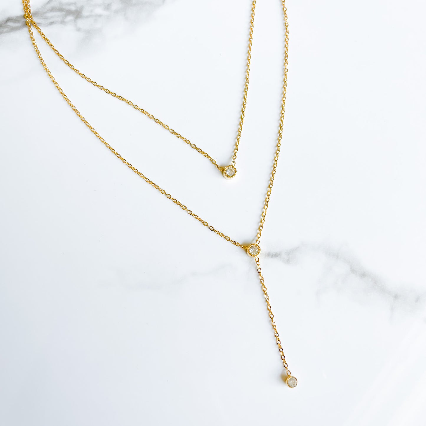 Gold Drop Necklace