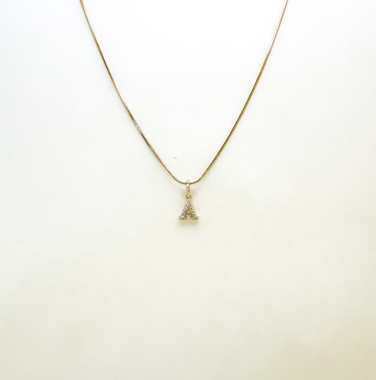 White CZ Pendant Necklace