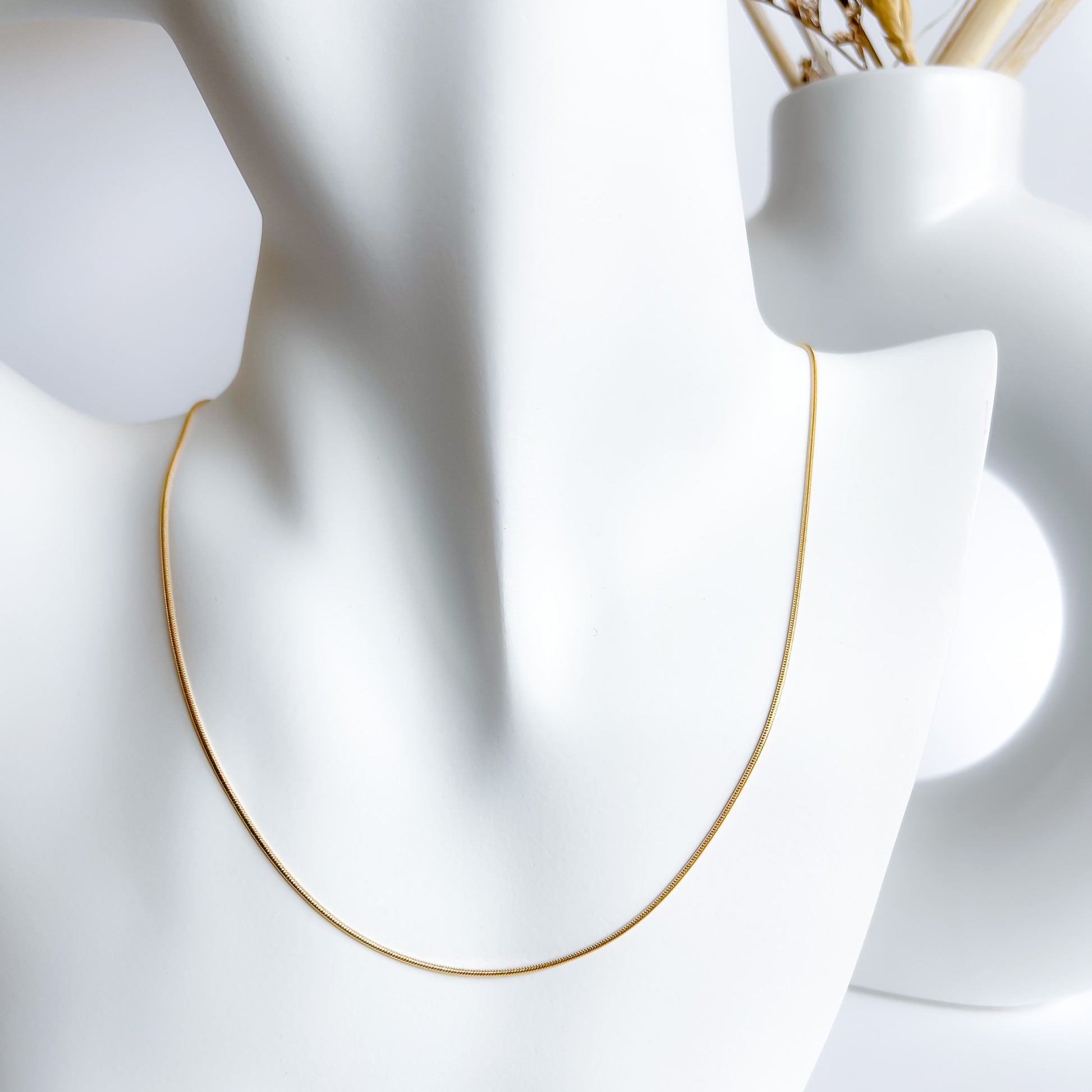 Gold Snake Chain Necklace