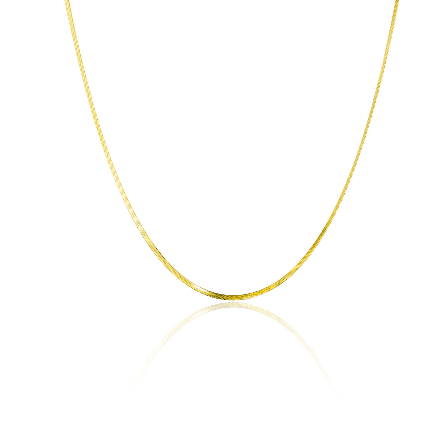 Gold Thin Snake Chain Necklace