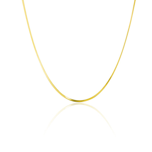 Gold Thin Snake Chain Necklace