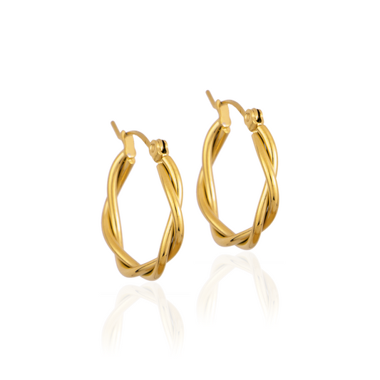 Gold 20mm Earrings