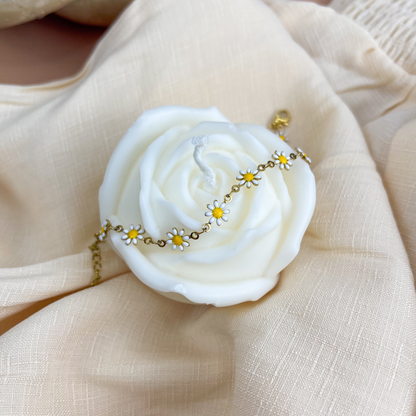 daisy gold bracelet