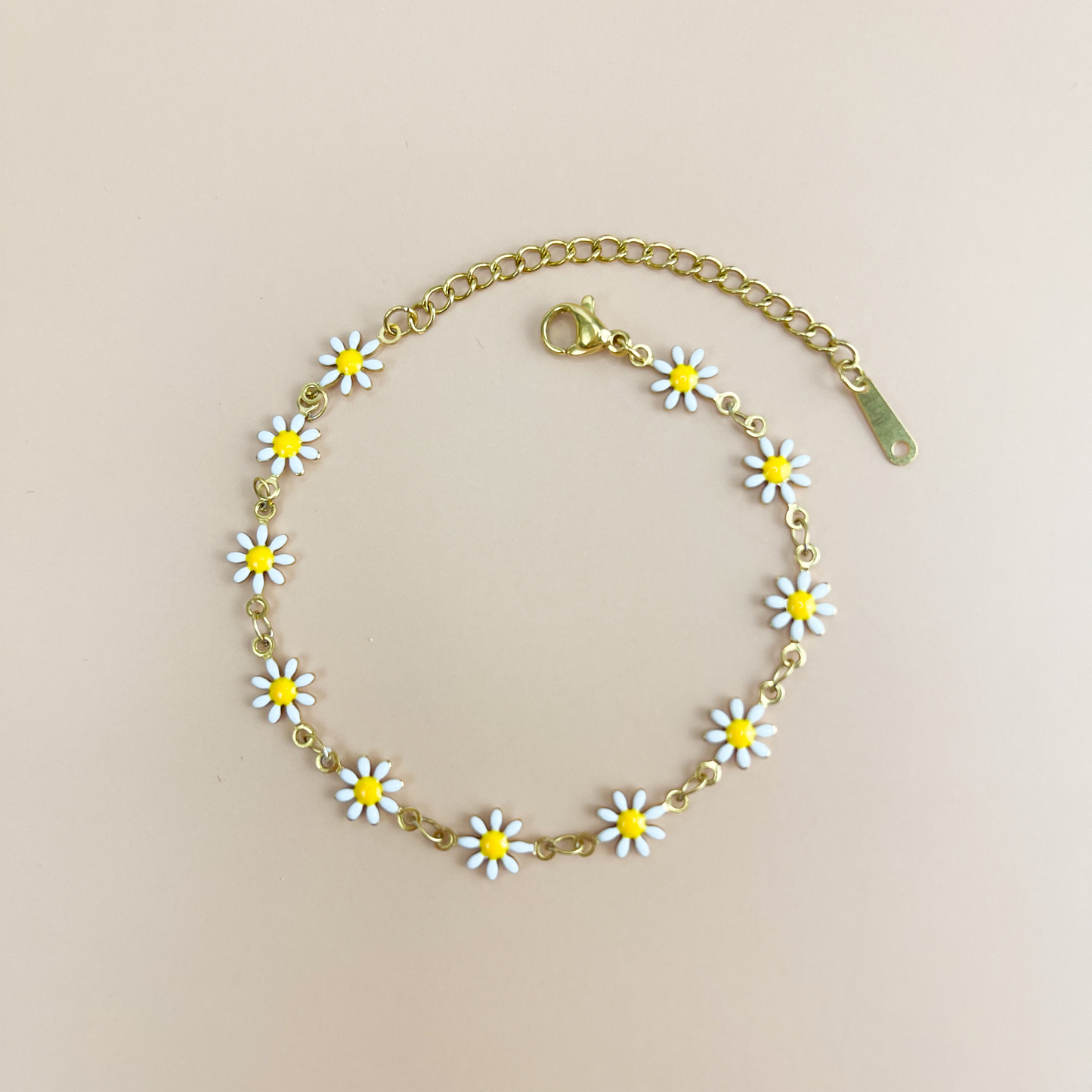 daisy gold bracelet