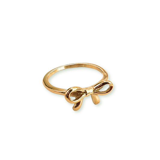 jules gold ribbon ring