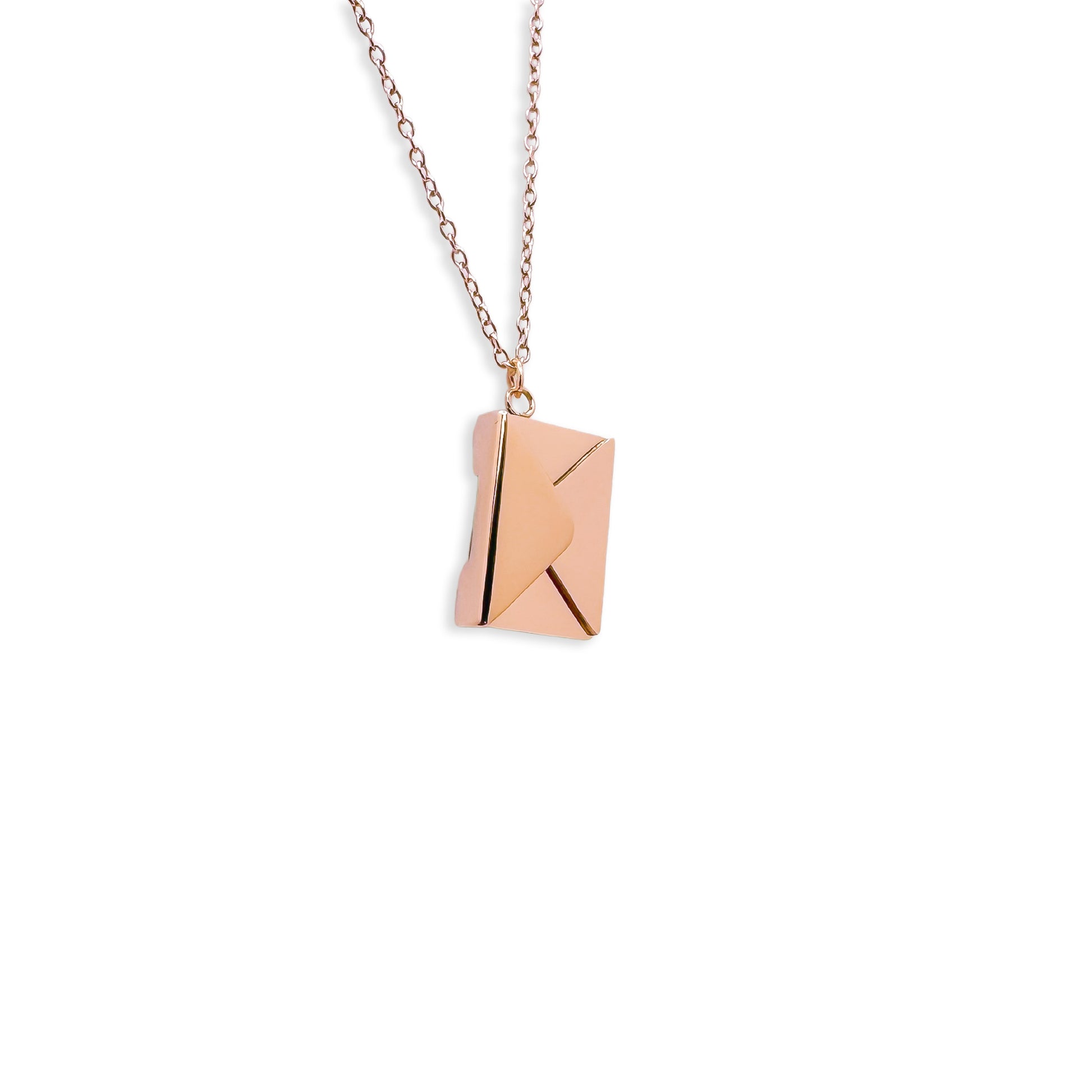 rose gold pendant necklace