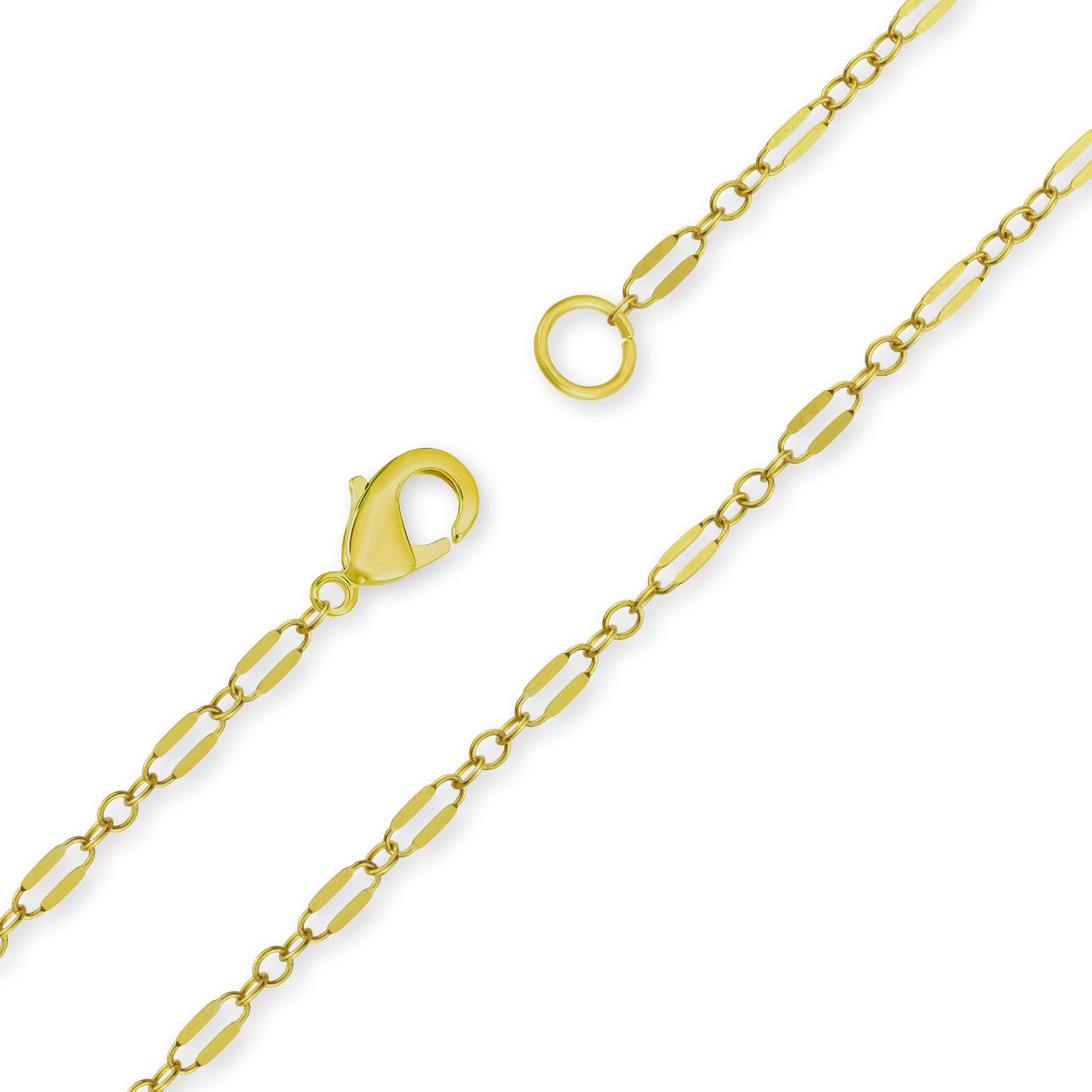 PMJ - Dapped Oval Cable Chain (Gold)