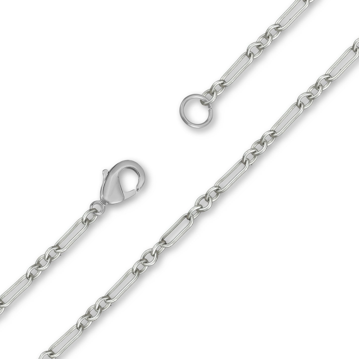 PMJ - Classic Long-Short Cable Chain (Silver)