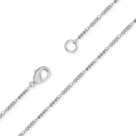 PMJ - Dainty Twisted Figaro Chain (Silver)