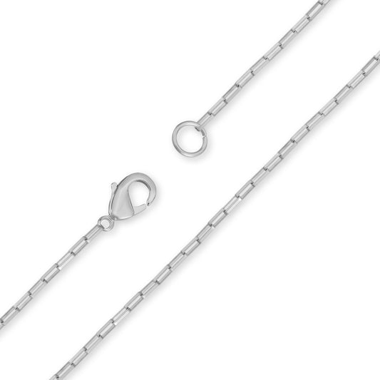 PMJ - Small Elongated Box Chain (Silver)