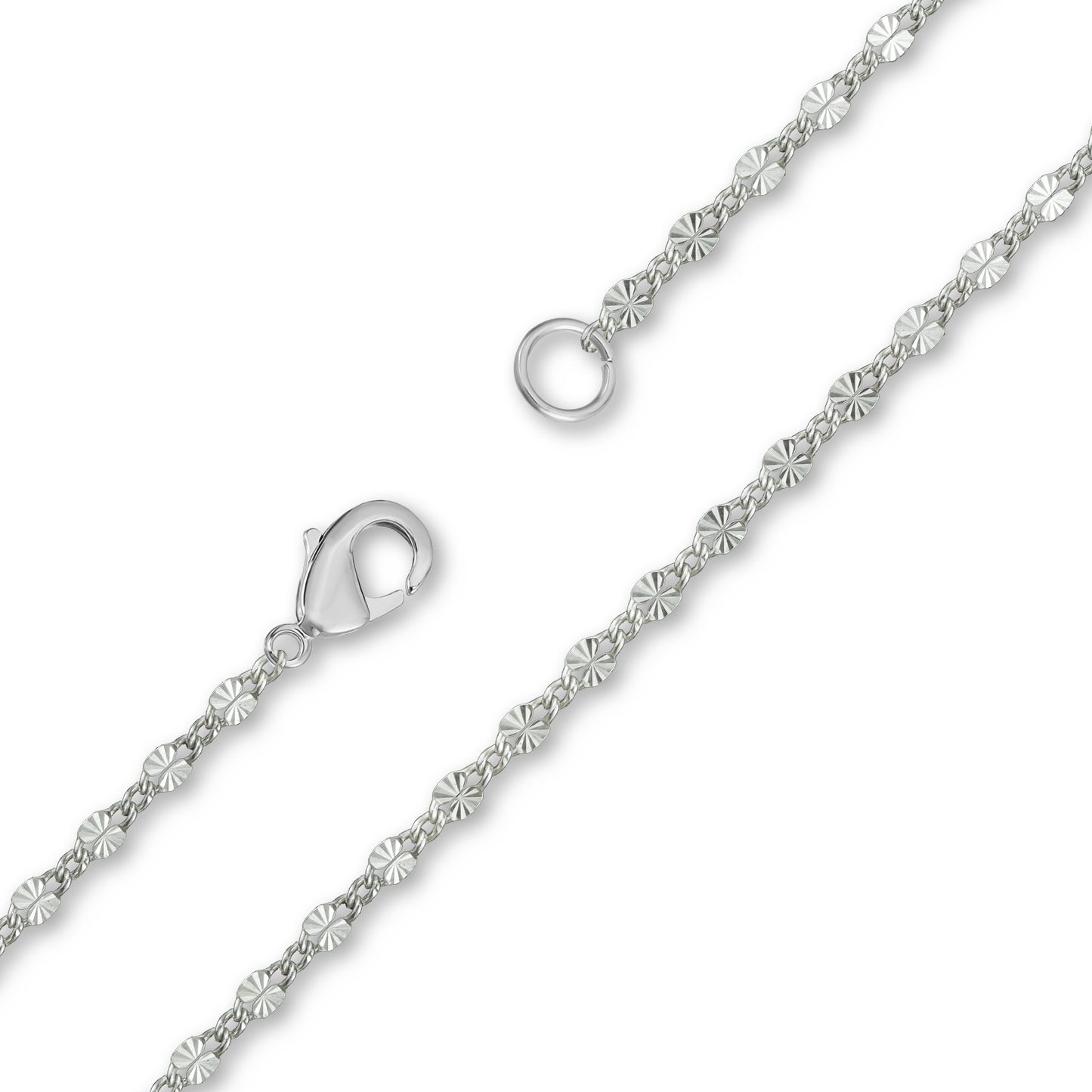 PMJ - Small Starburst Disc Chain (Silver)