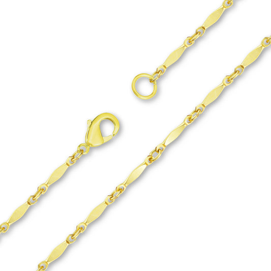 PMJ - Dapped Bar Chain (Gold)