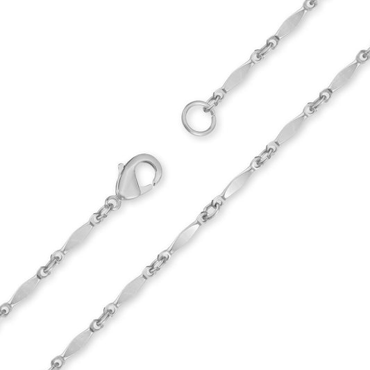 PMJ - Dabbed Bar Chain (Silver)