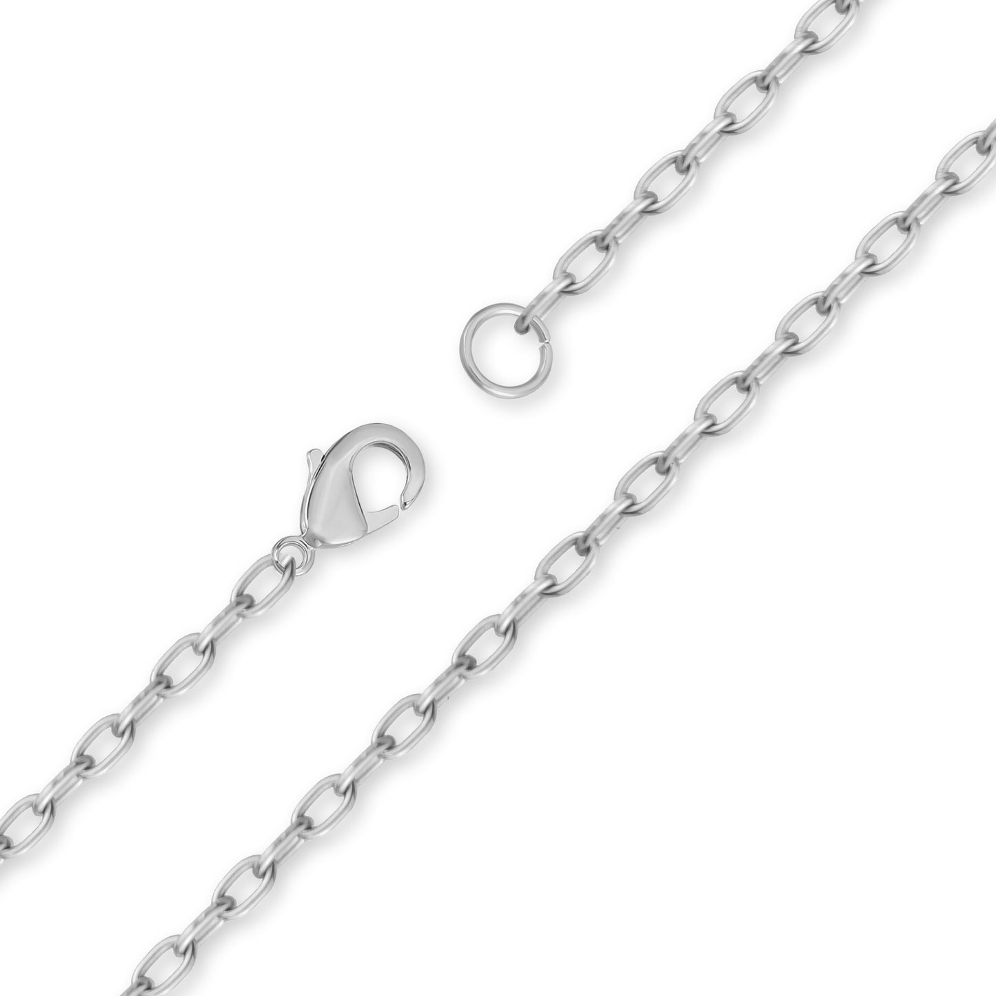 PMJ - Medium Oval Cable Chain (Silver)