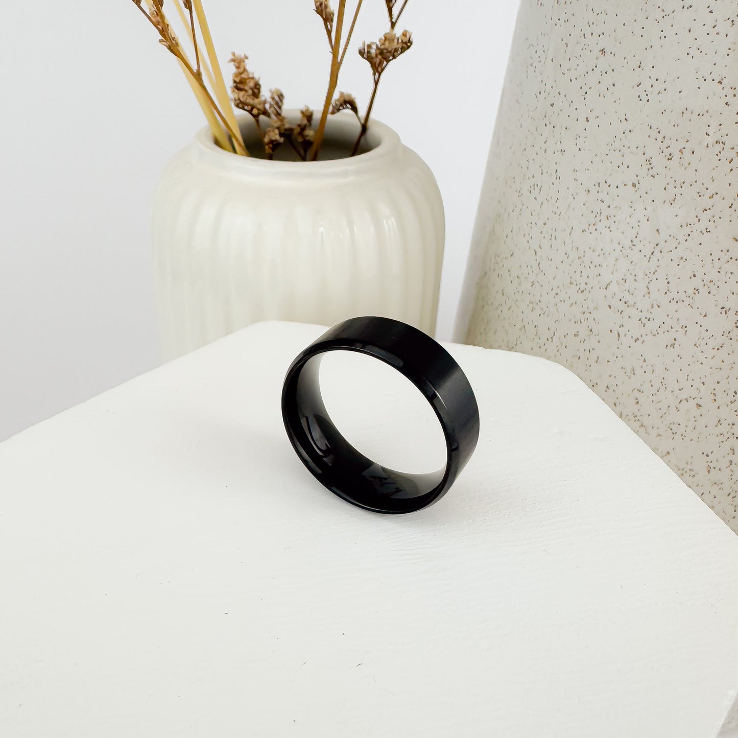 Noah Black Gun Metal Plated Ring