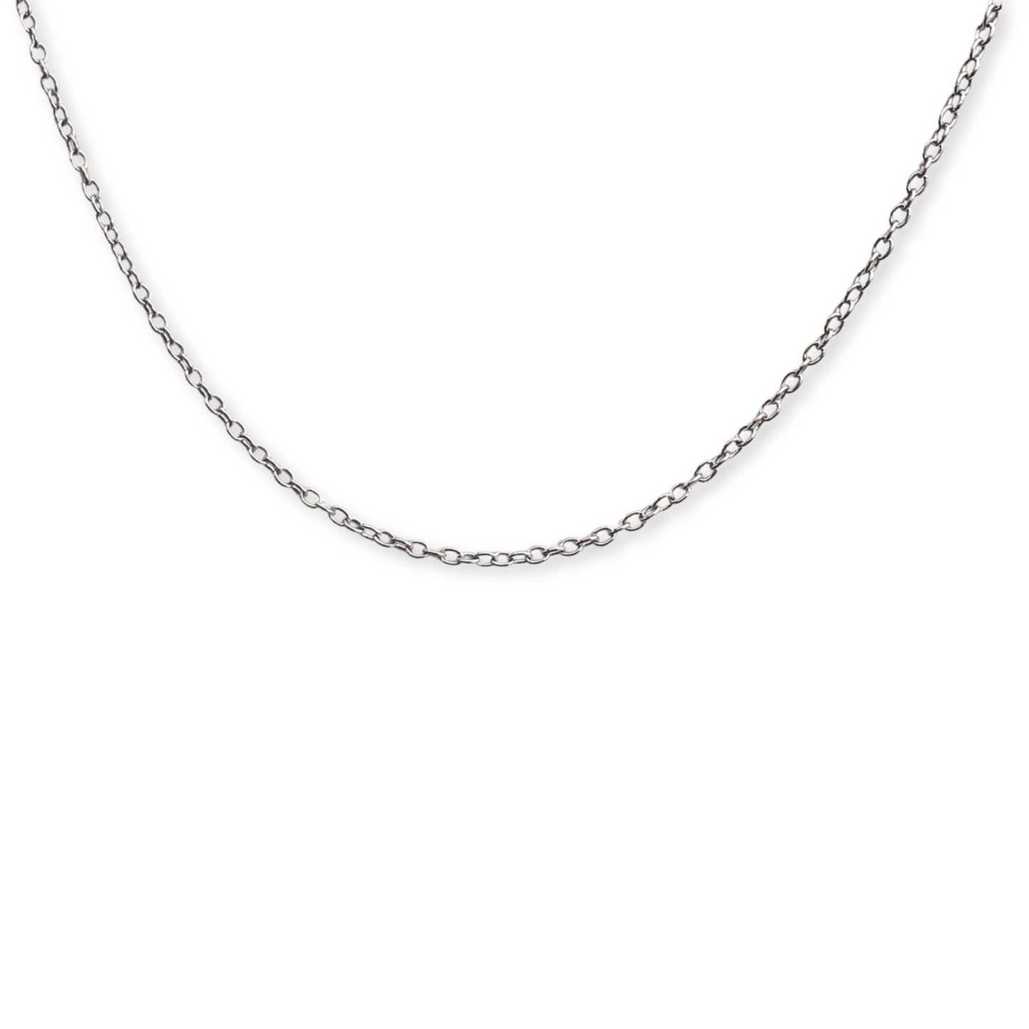 Silver chain necklace