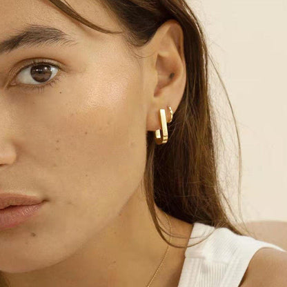 Gold Geometric Earrings