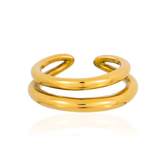 Gold Double Ring