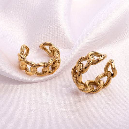 Gold Link Ring