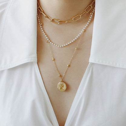 Rosalie Triple-Layered Necklace