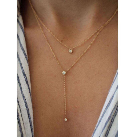 Gold Drop Necklace