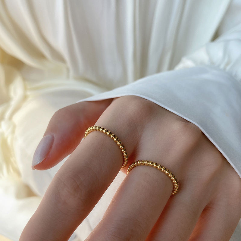 Gold Bead Ring