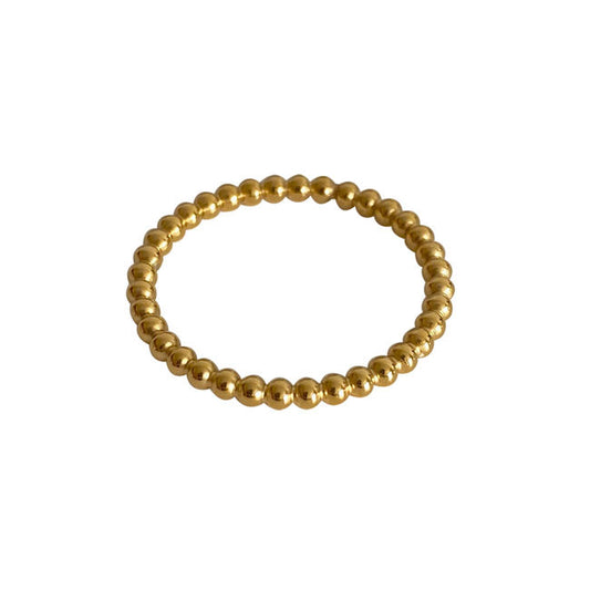 Gold Bead Ring