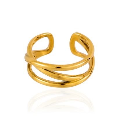 Gold Twist Ring