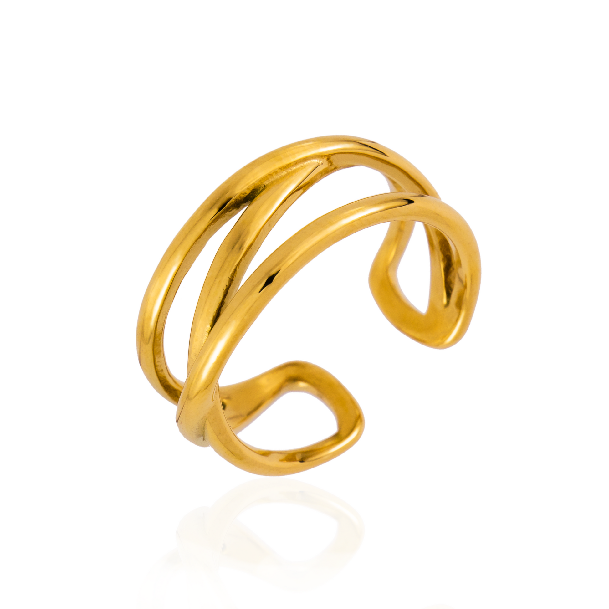 Gold Twist Ring