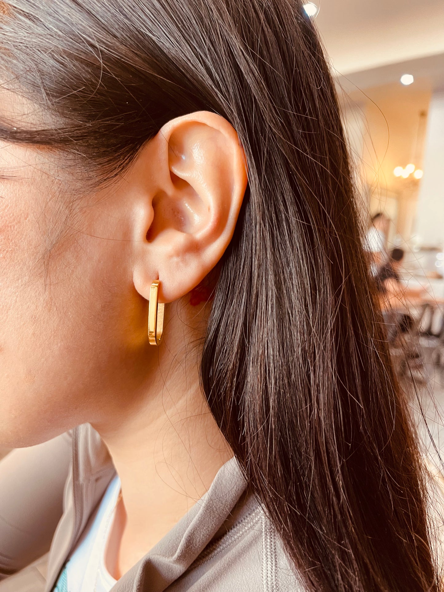 Gold Thin Hoops