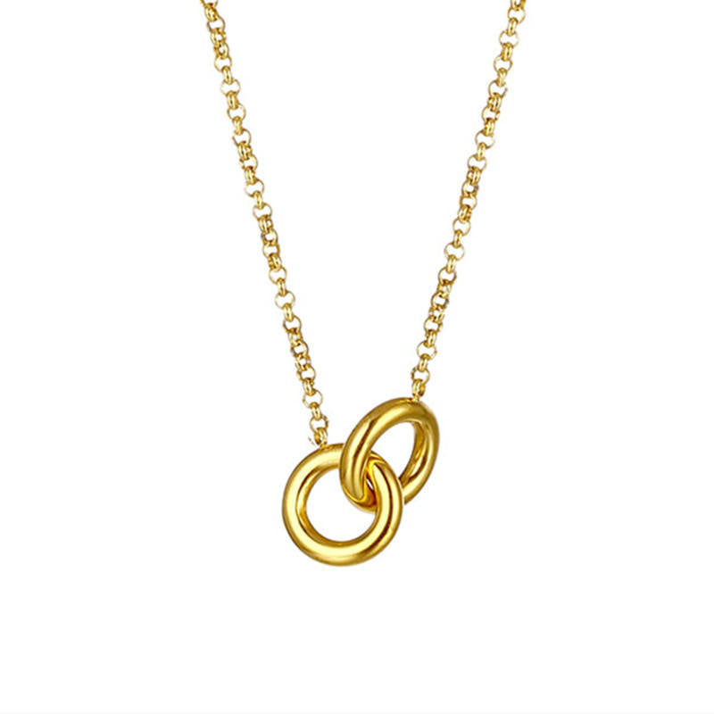 Gold Interlocking Necklace